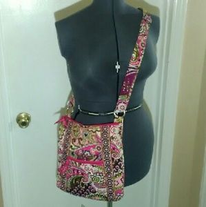 Vera Bradley Hipster in Very Berry Paisley